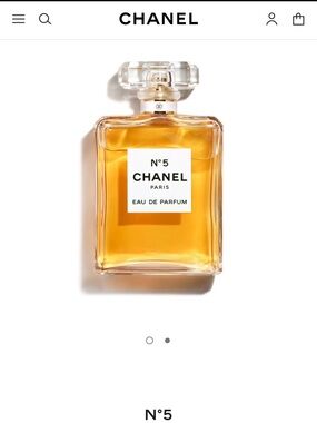 CHANEL N°5 Eau de Parfum - Amber and Clear Bottle